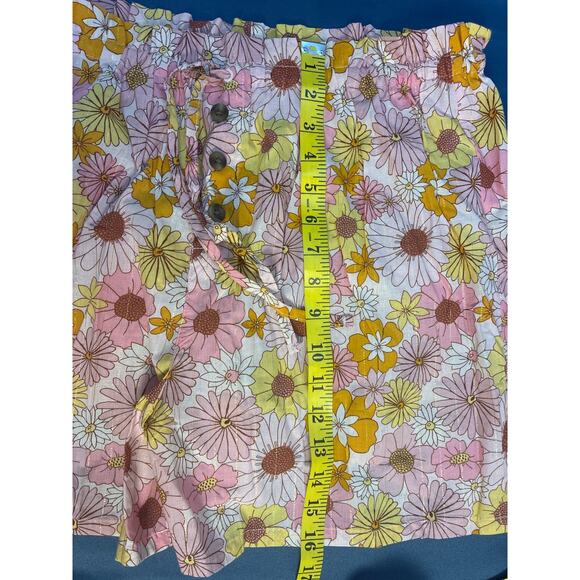 PJ Place Pink Yellow White Daisy Print Pajama Set Size L NWOT - Picture 6 of 7